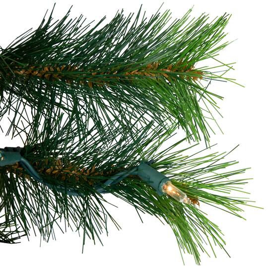 36" Pre-Lit Artificial Christmas Royal Oregon Pine Wreath